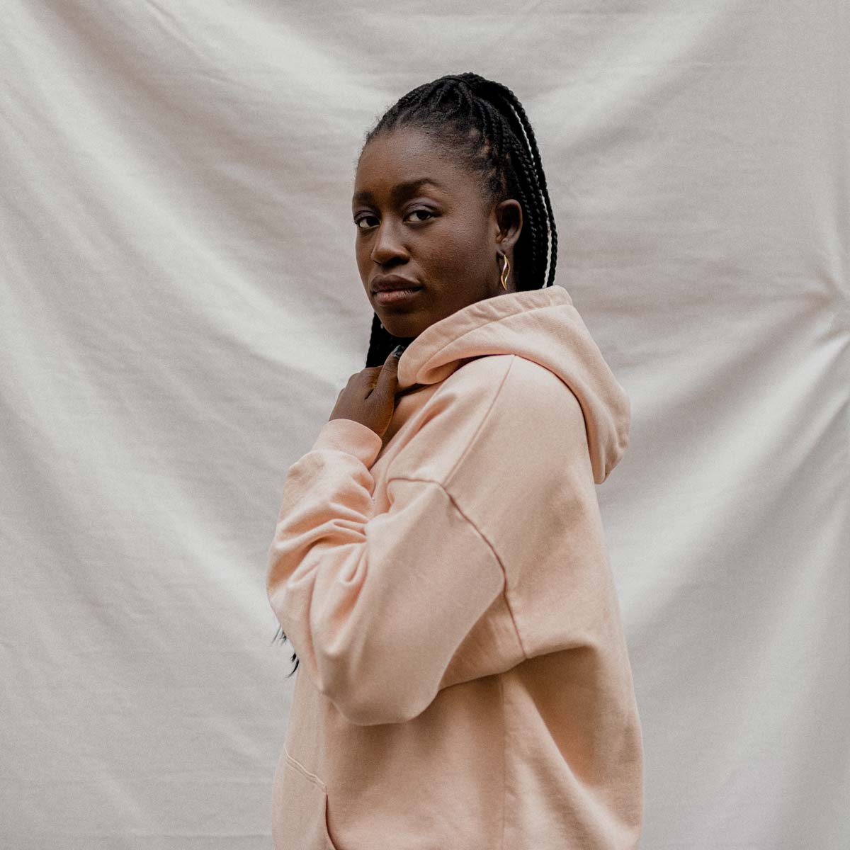 Oversized Hoodie Nude Mojo Home of the Hoods