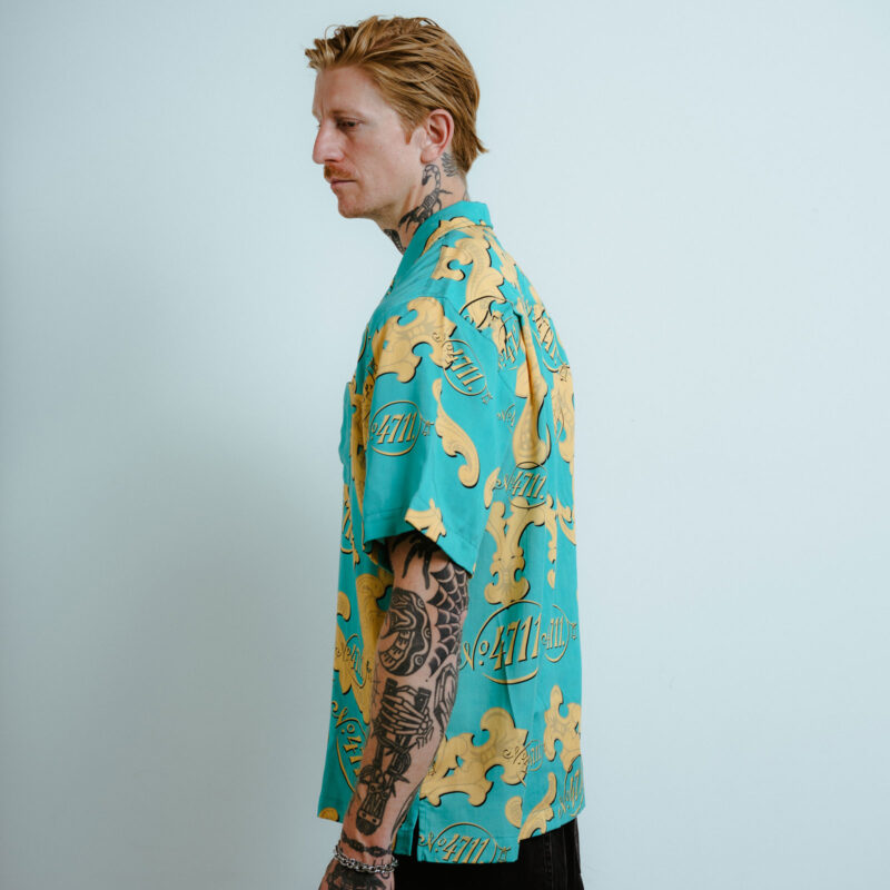 Resort Shirt - 4711 Aqua – Bild 5