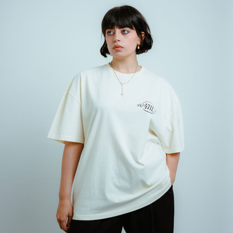 Boxy Shirt - 4711 Off White – Bild 5