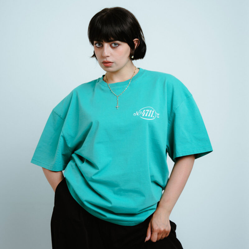 Boxy Shirt - 4711 Aqua – Bild 3